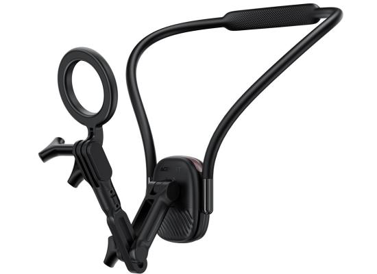 ACEFAST E32 Magnetic Neck Mount Phone Holder Adjustable Hands-Free Chest Stand Video Record - Black
